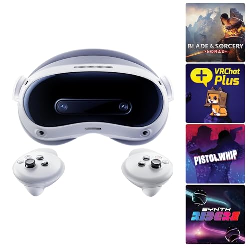 PICO 4 Ultra 256GB - VR- und Mixed-Reality-Headset + 3 GRATIS Spiele und GRATIS VRC+ Abonnement